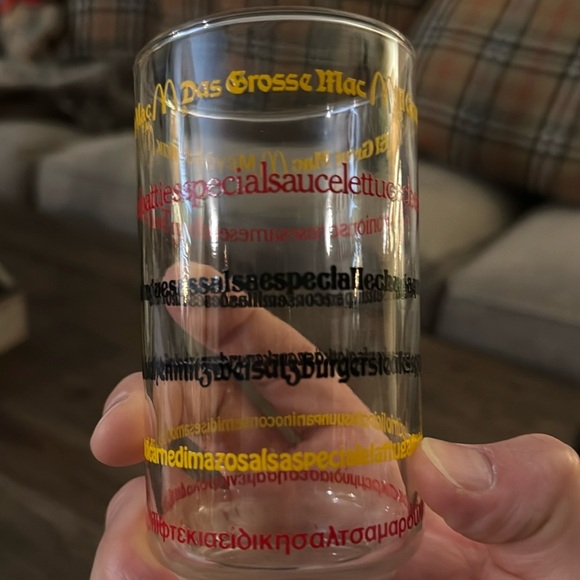 VTG McDonald's Restaurant Big Mac Slogan Collectible Drinking Glass Cup - Picture 10 of 13